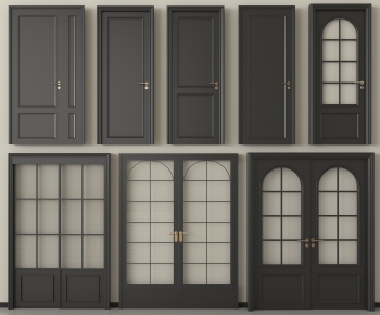 French Style Single Door-ID:690759904