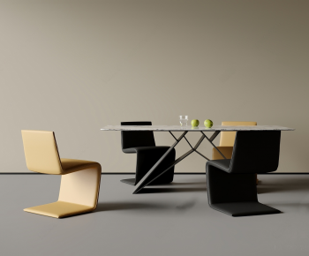 Modern Dining Table And Chairs-ID:131421092
