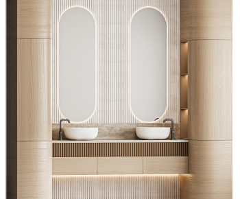 Modern Bathroom Cabinet-ID:833299214