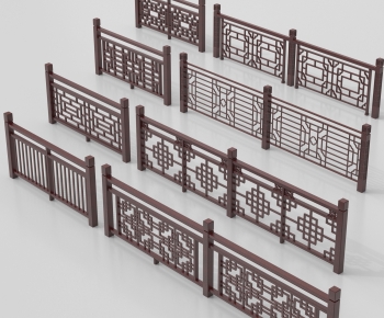 New Chinese Style Guardrail-ID:404038913
