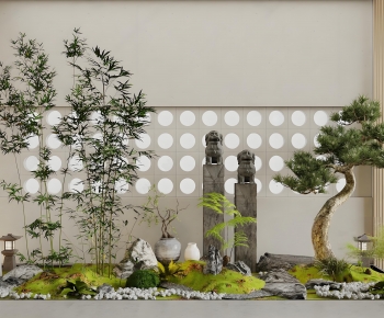 New Chinese Style Plant Landscaping-ID:272313128