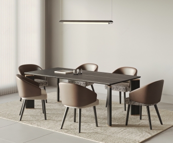 Modern Dining Table And Chairs-ID:798556098