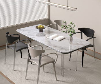 Modern Dining Table And Chairs-ID:678236014
