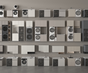 Modern Laundry Cabinet-ID:998923062