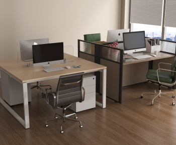 Modern Office Desk And Chair-ID:183366067