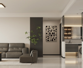 Modern A Living Room-ID:997030978