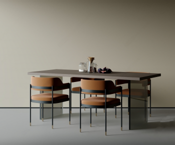 Modern Dining Table And Chairs-ID:145816097