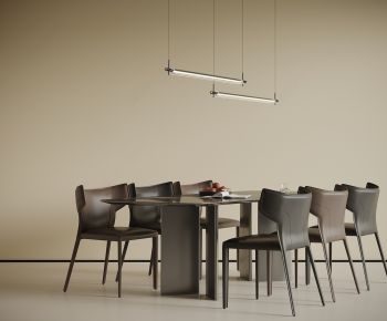 Modern Dining Table And Chairs-ID:615859991