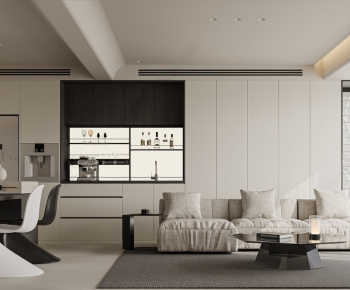 Modern A Living Room-ID:964371929