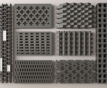 Modern Cement Brick Screen Partition-ID:981373073