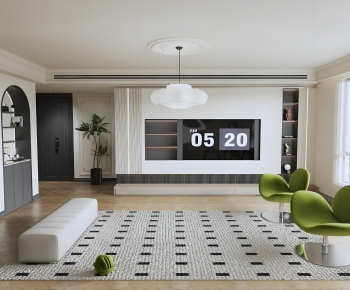 Modern A Living Room-ID:303431038