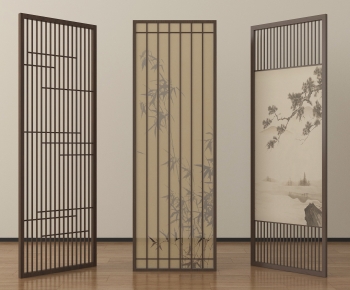 New Chinese Style Wooden Screen Partition-ID:599328992