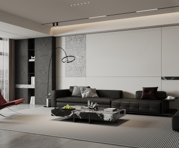 Modern A Living Room-ID:673050938