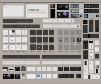 Modern Switch Socket Panel-ID:408799671