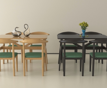Nordic Style Dining Table And Chairs-ID:792721999