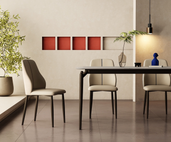 Modern Dining Table And Chairs-ID:449435006