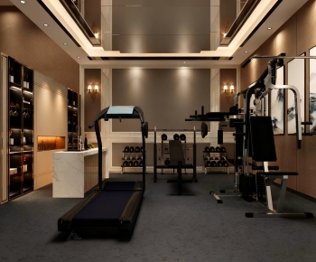 Modern Home Fitness Room-ID:500427014