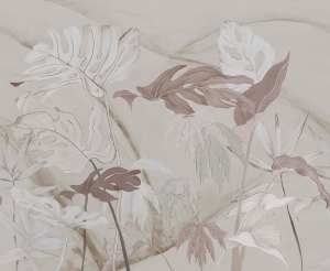 Animal And Plant Pattern Wallpaper