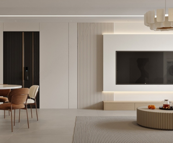 Modern A Living Room-ID:495132922