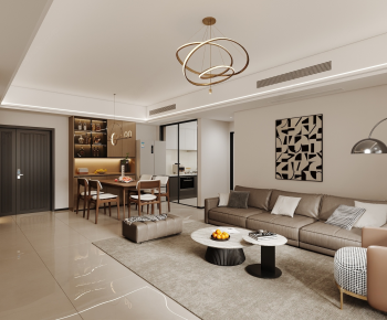 Modern A Living Room-ID:876169922