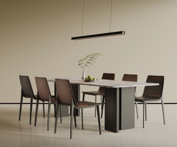 Modern Dining Table And Chairs-ID:840610037
