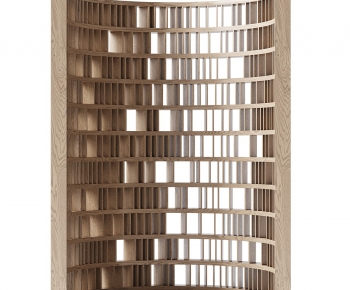 Modern Wooden Screen Partition-ID:124380113