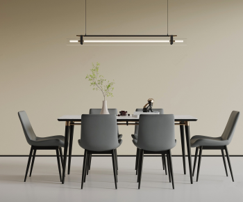 Modern Dining Table And Chairs-ID:450165038