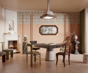 French Style Chess And Card Room-ID:156897073