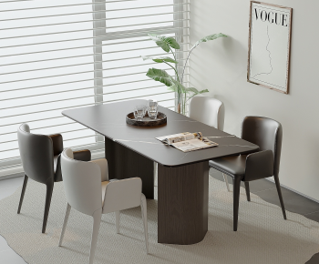 Modern Dining Table And Chairs-ID:284528978