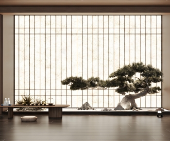 New Chinese Style Plant Landscaping-ID:643327009