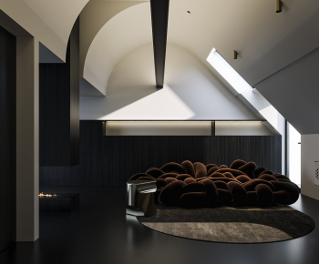 Modern A Living Room-ID:806829936