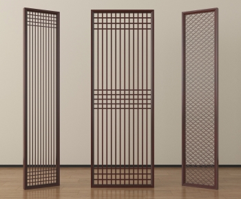 New Chinese Style Wooden Screen Partition-ID:227860938
