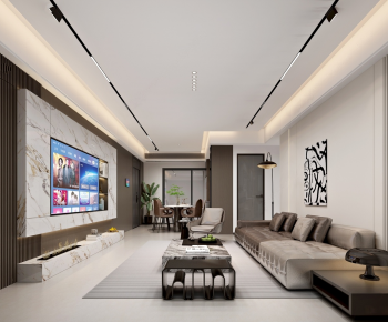 Modern A Living Room-ID:383914959