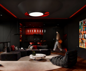 Modern A Living Room-ID:945262919