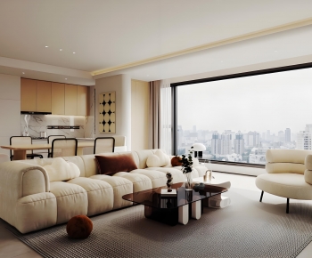 Modern A Living Room-ID:540641072