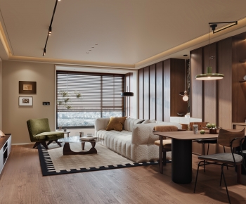 Modern A Living Room-ID:391135934