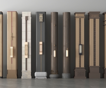 New Chinese Style Column-ID:985738043