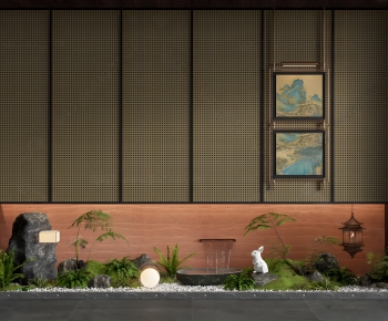 New Chinese Style Plant Landscaping-ID:550156124