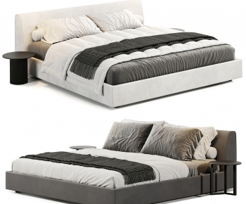 Modern Double Bed-ID:909264092