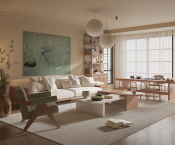 Japanese Style A Living Room-ID:806883103