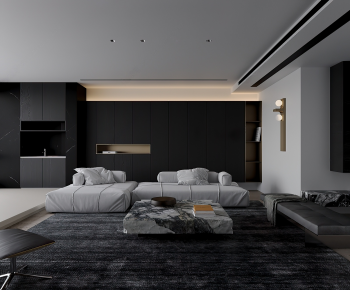 Modern A Living Room-ID:910981897