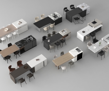 Modern Dining Table And Chairs-ID:975928076