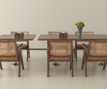 Wabi-sabi Style Dining Table And Chairs-ID:856807958