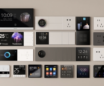 Modern Switch Socket Panel-ID:876815088