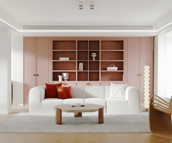 Modern A Living Room-ID:734771018