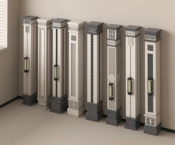 New Chinese Style Column-ID:790687082