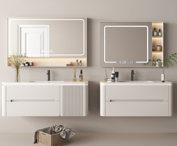 Modern Bathroom Cabinet-ID:130938057