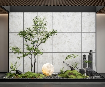 New Chinese Style Plant Landscaping-ID:459616904