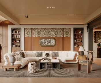 French Style A Living Room-ID:663320064