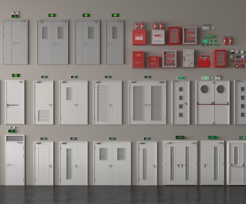 Modern Fire Door-ID:244140688